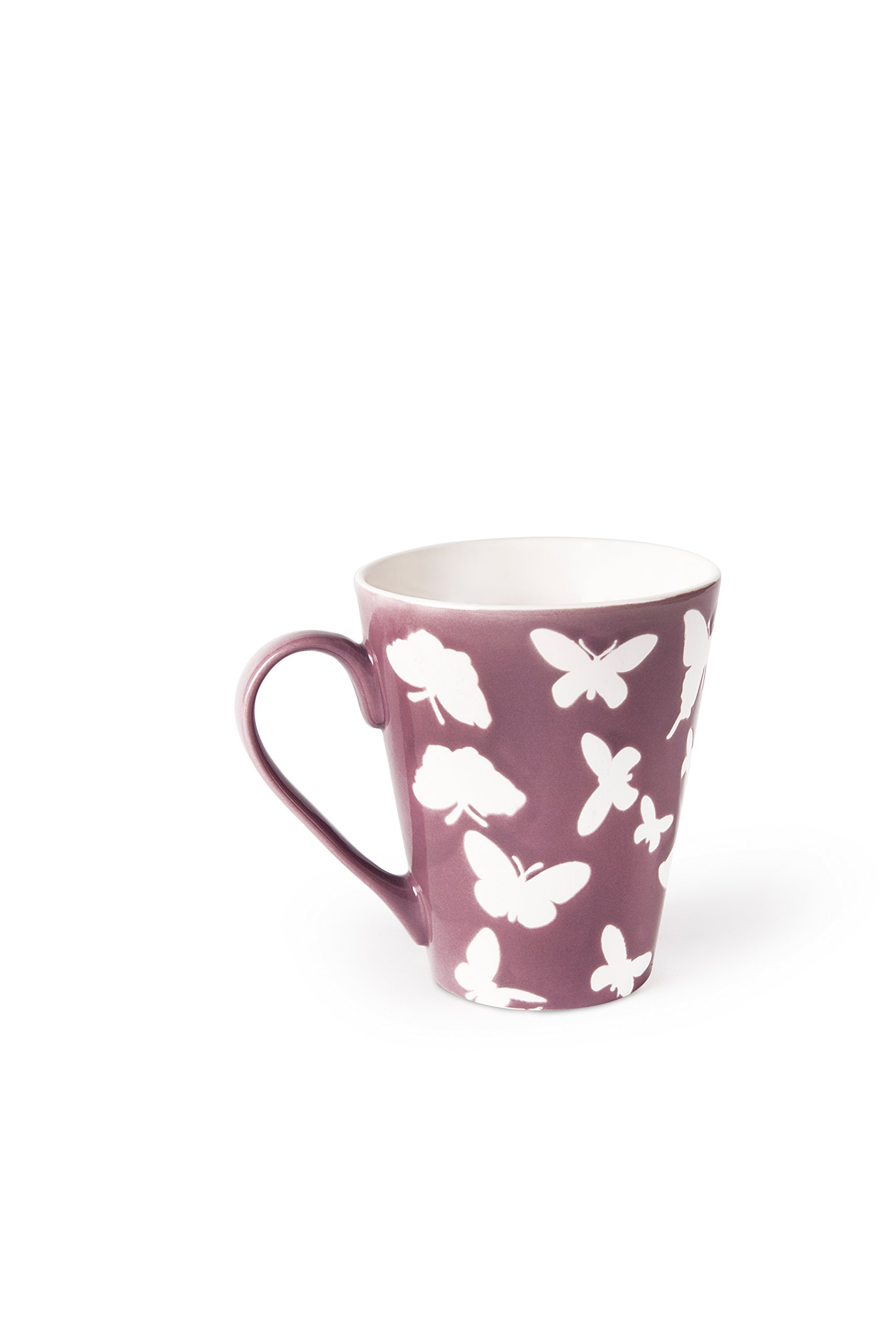 Excelsa Enjoy Mug, Porcelain, Green, 10 x 10 x 8.5 cm 10 x 10 x 8.5 cm purple