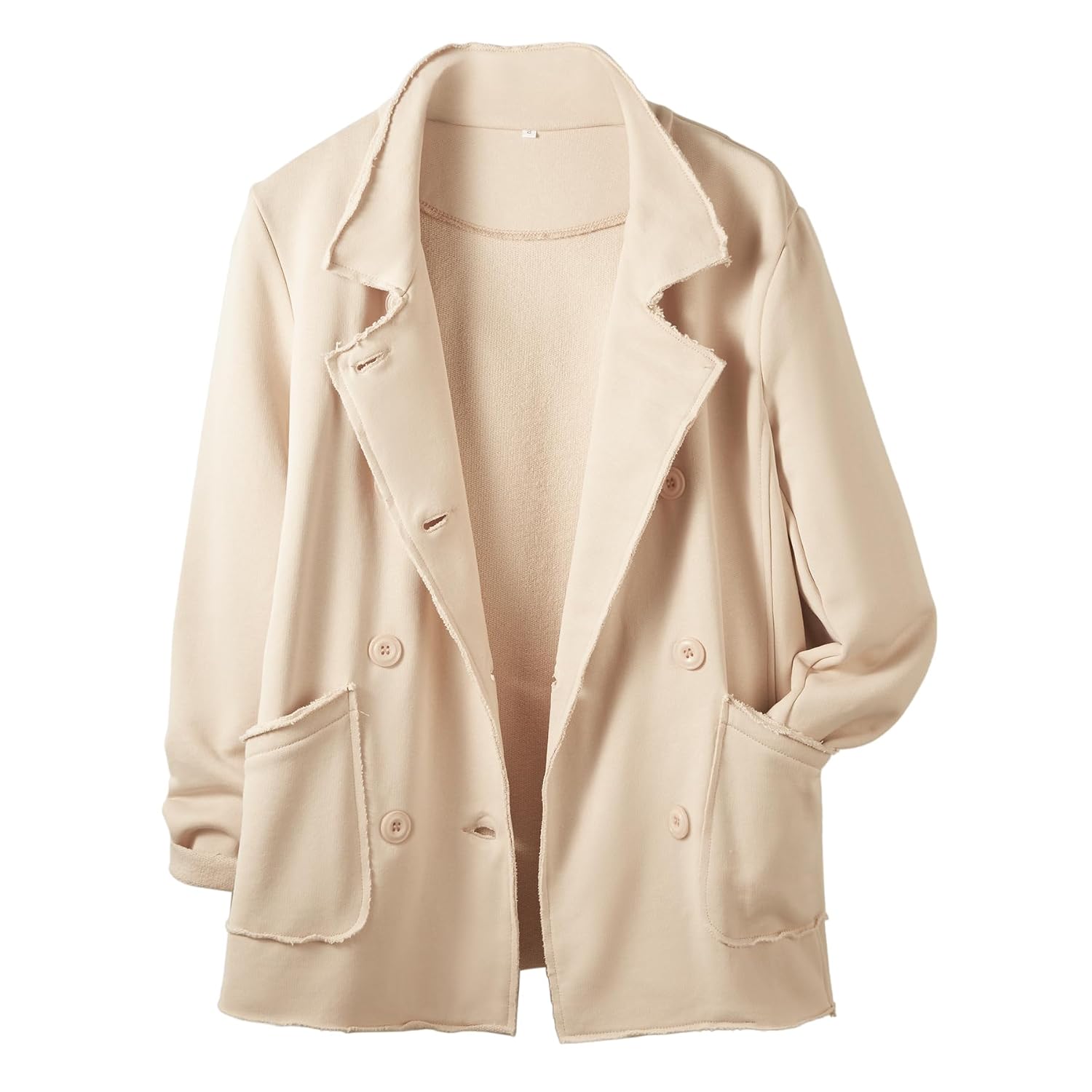 Ainangua Classic Double Breasted Trench Coat - Image 8