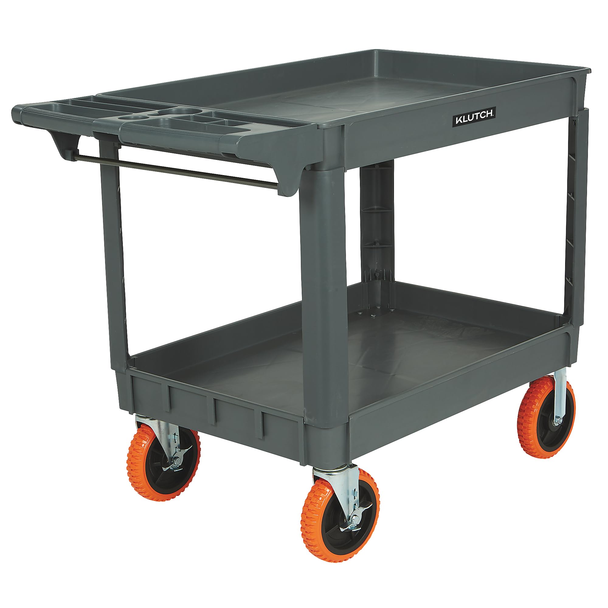 Amazon.com: Klutch 2-Shelf All-Terrain Utility Cart, 700-Lb