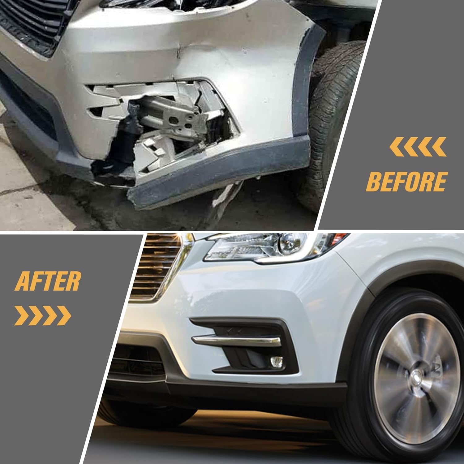 Passenger Side Fit for Subaru Ascent 2019 2020 2021 2022 2023 Fog Light Cover SU1039123 57731XC00A Fog Light Bezel