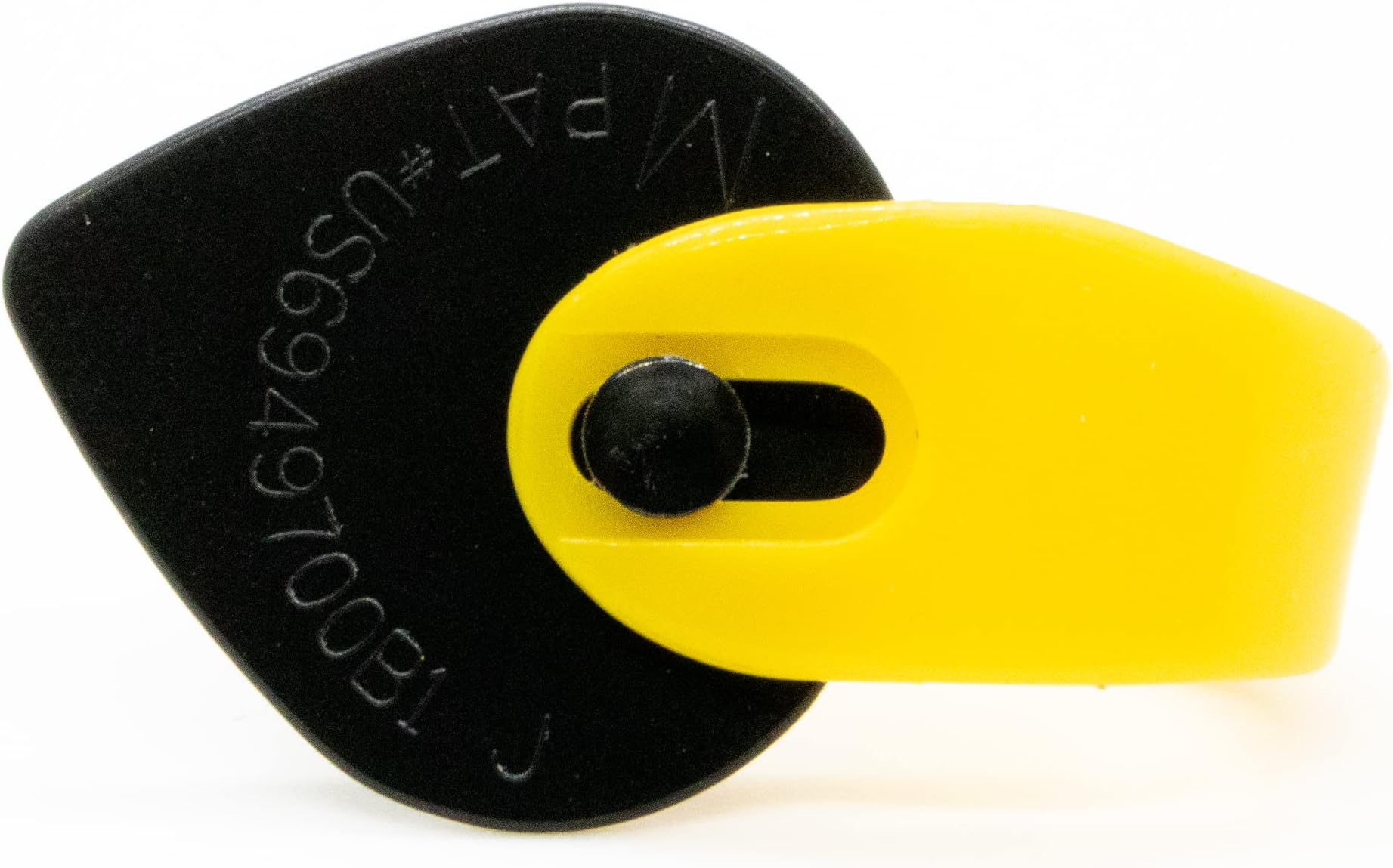 Púa De Guitarra Fred Kelly Delrin Bumblebee Jazz – Calibre Pesado (1.04 Mm) Con Ajuste Giratorio, Paquete De 3