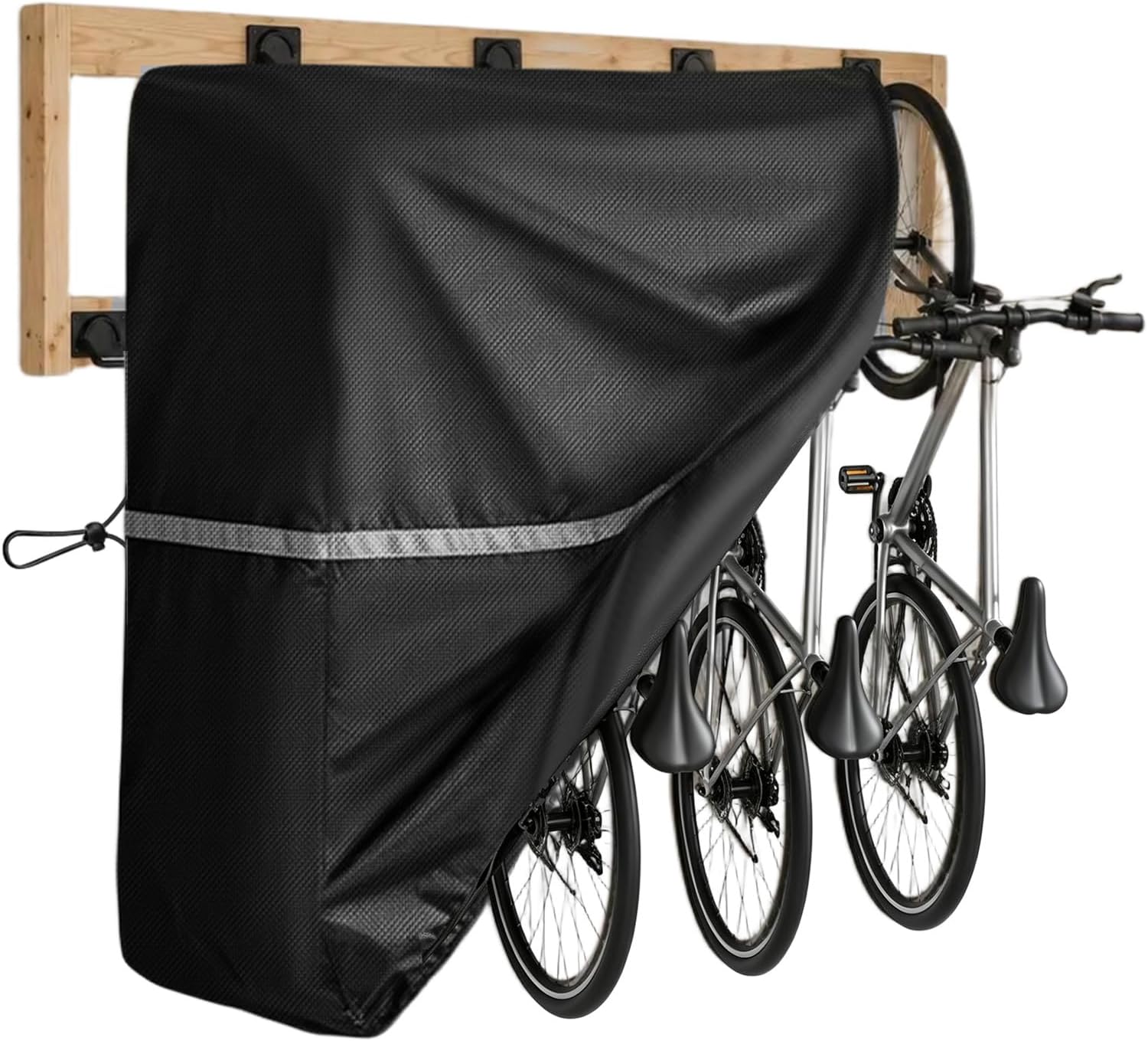 Vertical Bike Rack Cover for Most 3-4 Bikes Wall Bicycle Rack