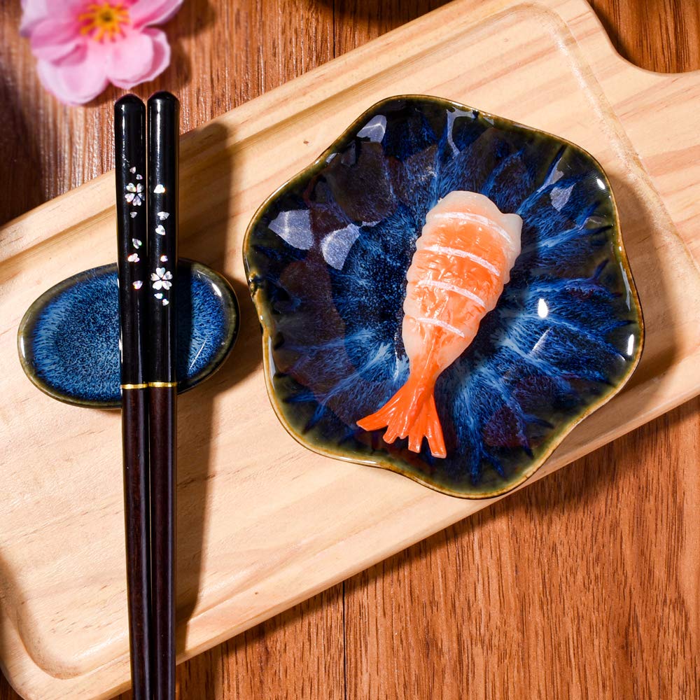 Blue Serving Bowl, Japanese Bowls Made in Japan,17 oz, Microwave & Dishwasher Safe,6.1 inch