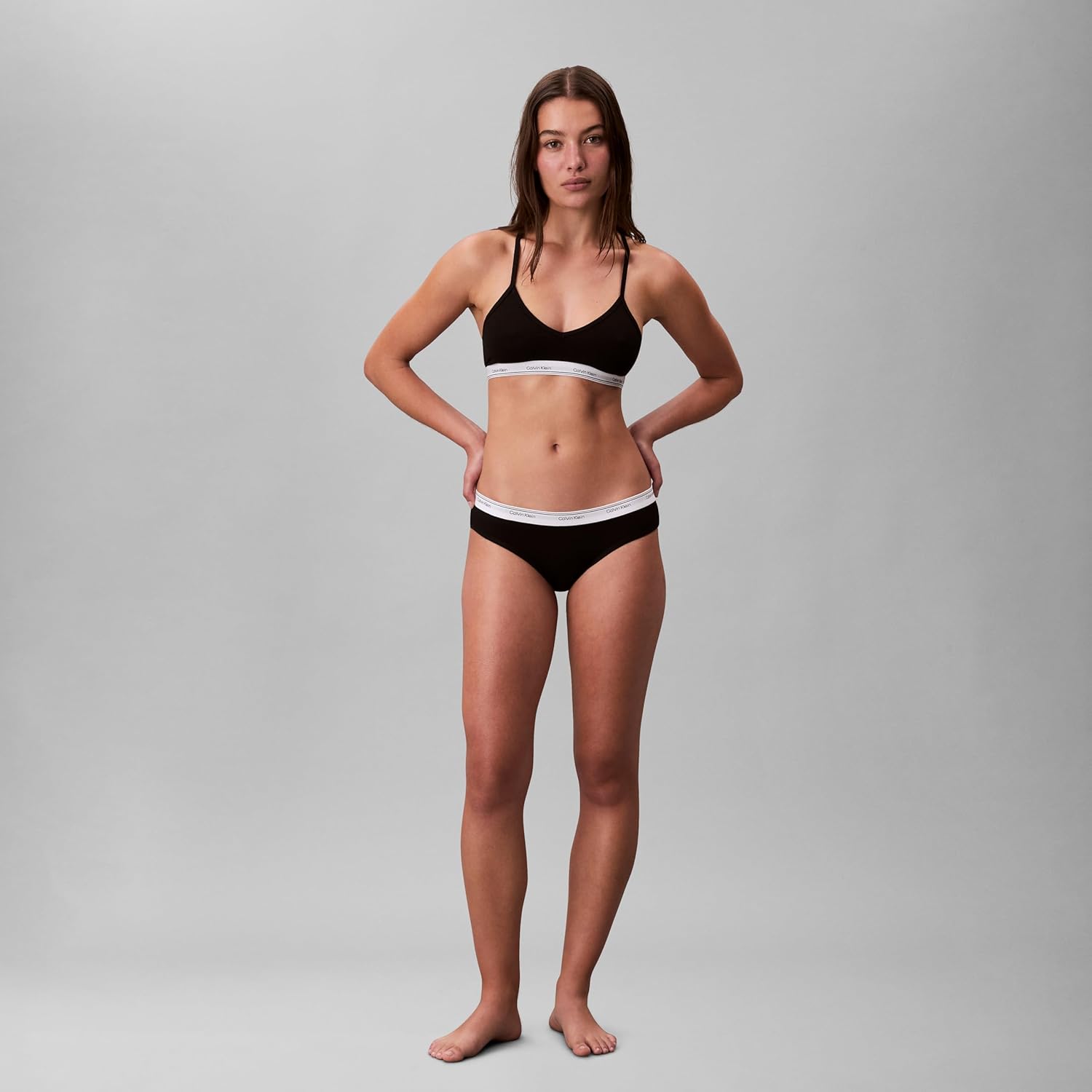 Calvin Klein womens Balance Cotton Stretch Bikini Panties, 3 Pack - Image 3