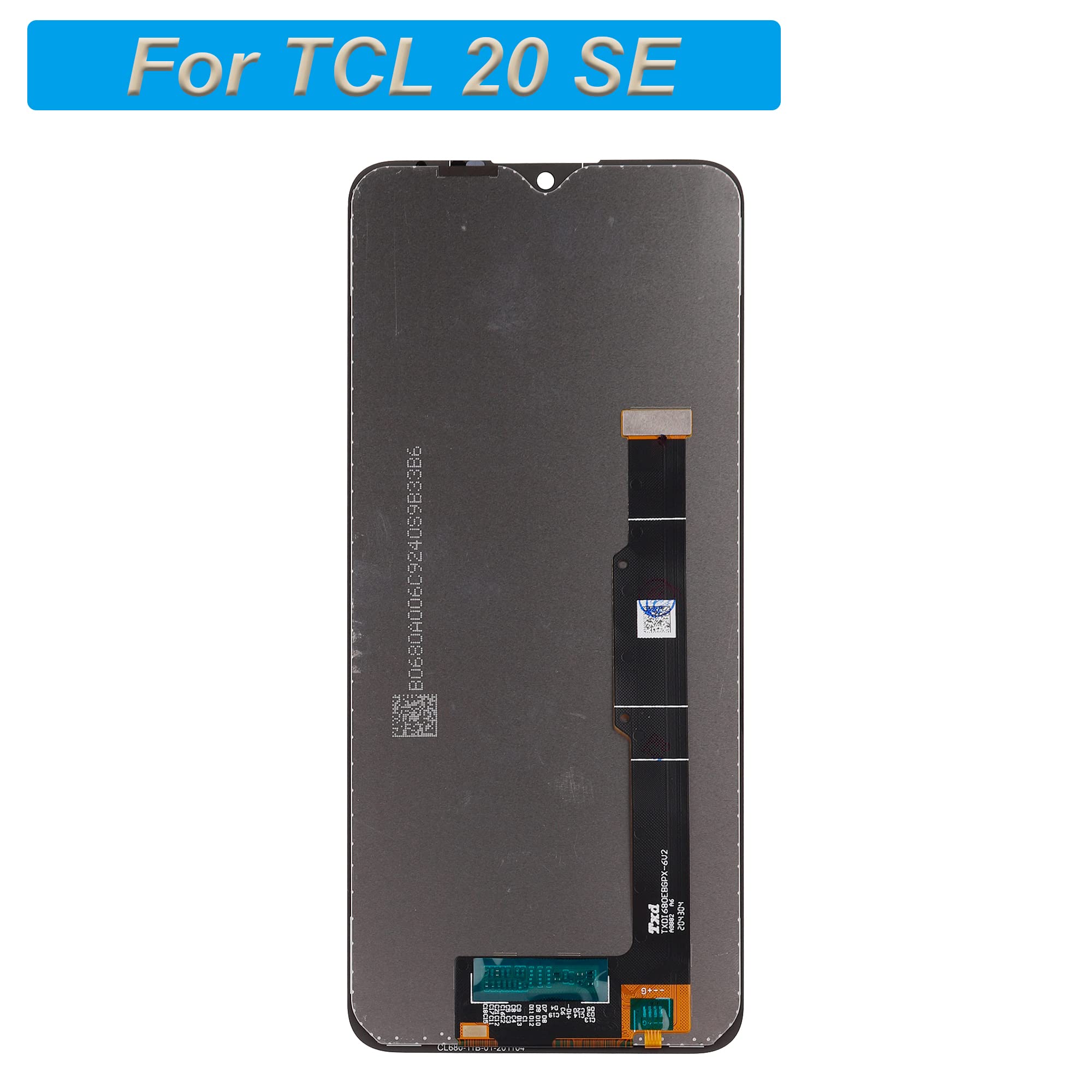 Écran de rechange compatible avec TCL 20 SE T671H 6,82" LCD avec outils