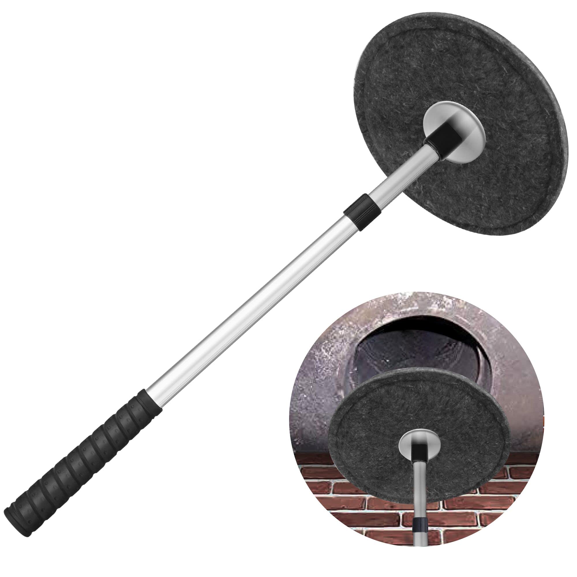 Buy 12 Inch Adjustable Fireplace Draft Stopper Plug Excluder Felt