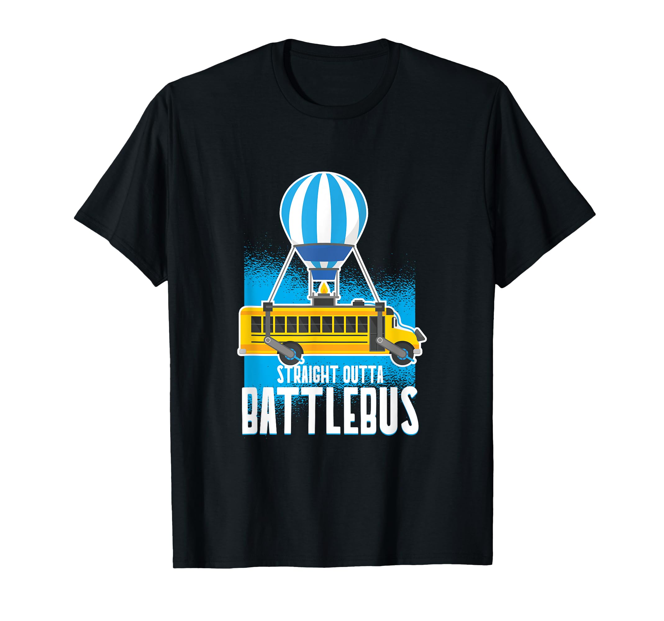 Straight Out The Battle Bus Gamer Video T-Shirt