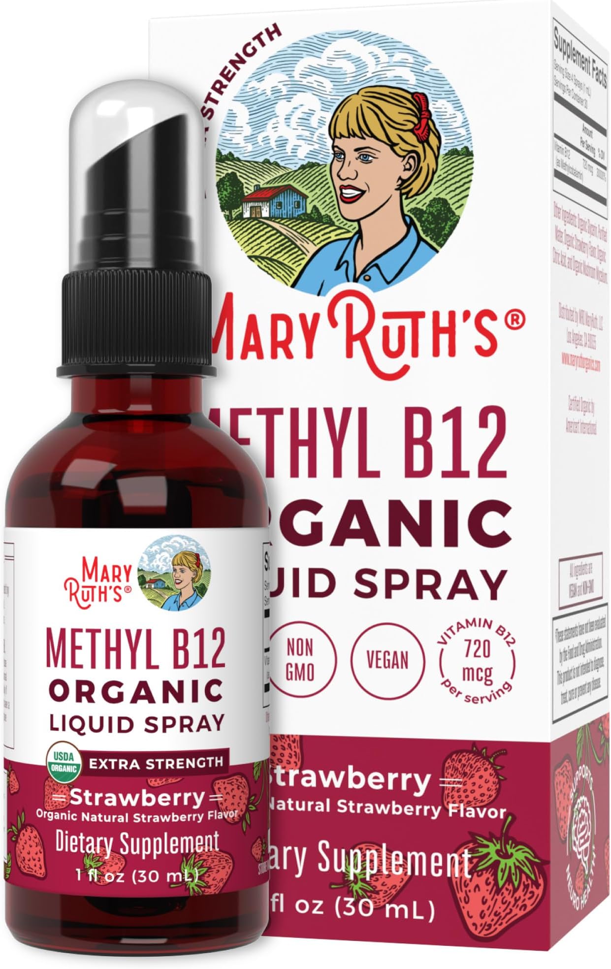 MaryRuth Organics Vitamin B Complex B Complex Vitamins