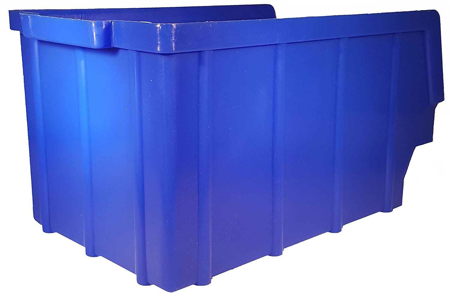 25 unidades Cajas – Color Azul – Tamaño 3 (145 x 248 x 127 mm) – Apilable/Visión estante de caja/caja/caja de almacenamiento