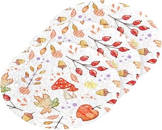 Scrub Sponge Mushrooms Berry Leaves Kitchen Washing Dishes Cleaning Sponges Non Scratch Sponge for Dish Countertops Sinks Floors Showers Tile Sinks, 3 Pack
