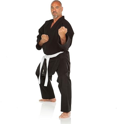 Miniatura 4 de Ronin Karate Gi - Uniforme de karate pesado - Kimono profesional - Kit avanzado de artes marciales 100% algodón de 12 onzas