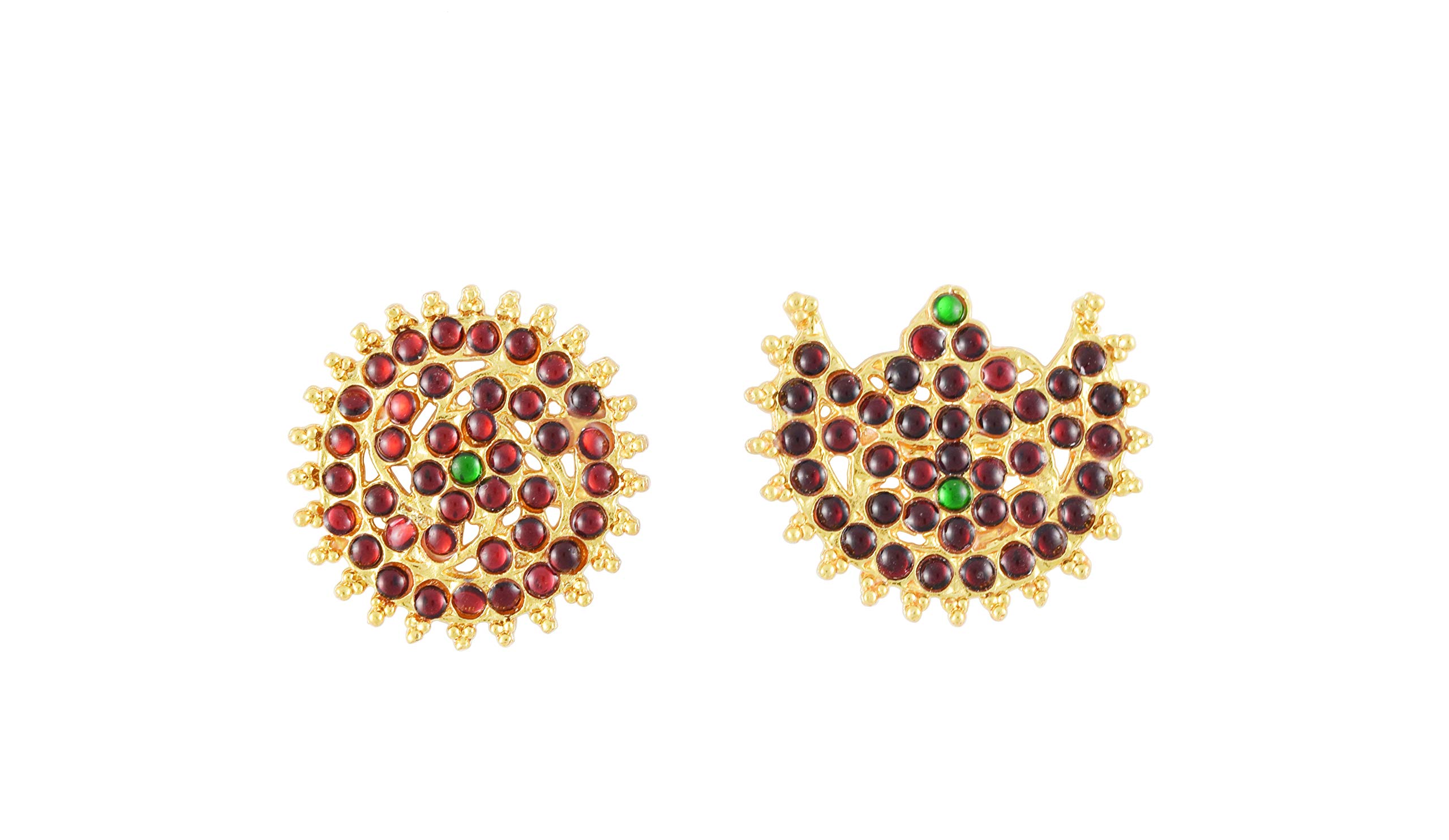 UG PRODUCTS Yellow Copper Kemp Sun and Moon Bharatanatyam Jewellery for Women (B07H4R9D5K) Amazon Price History, Amazon Price Tracker