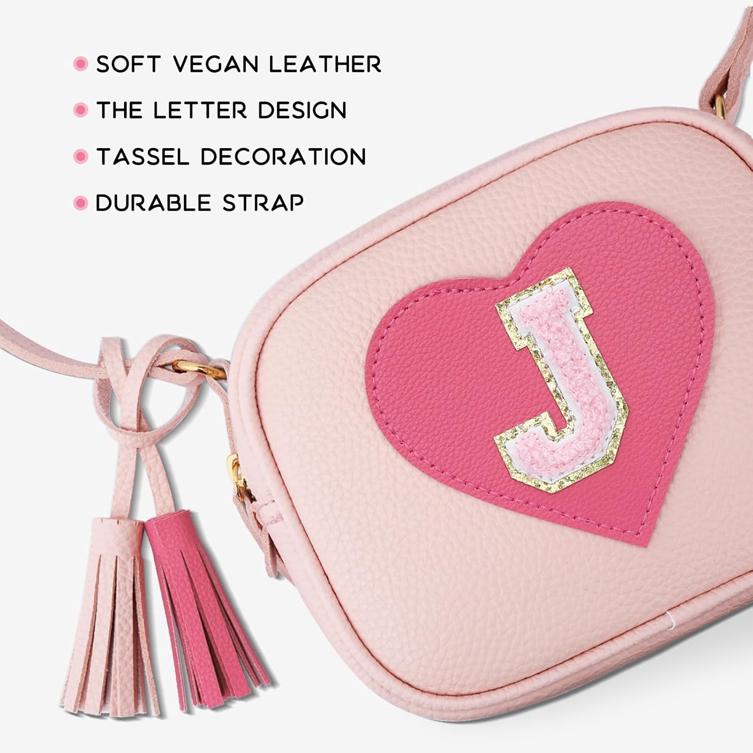 KKXIU Valentines Day Gifts for Kids 2 3 4 5 6 7 8 Year Old Girl Gift Toddler Purse Crossbody Bag - Image 5