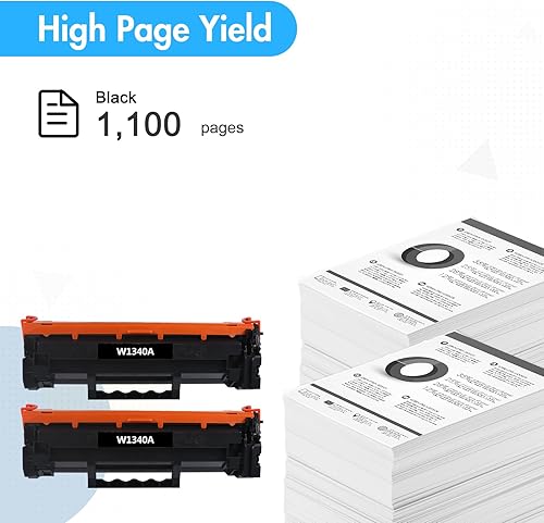 Miniatura 3 de Paquete de 2 cartuchos de tóner 134A compatibles para HP 134A W1340A 134X W1340X para impresora HP Laserjet M209dw MFP M234dw M234sdn M234sdn