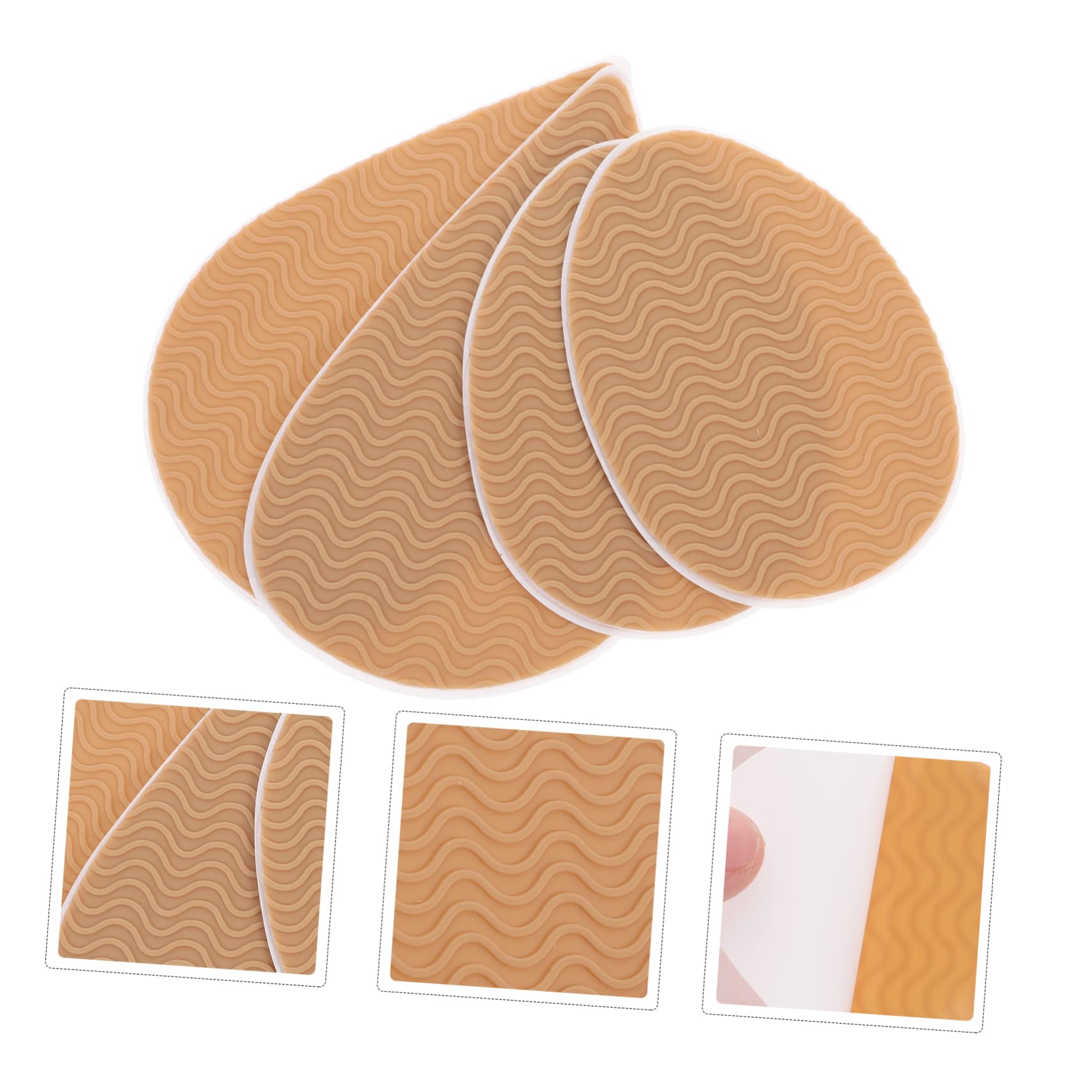 SOIMISS 8pares Almohadillas Antideslizantes Para Calzado Adhesivos De Para Tacones Grips Para Zapatos Variedad