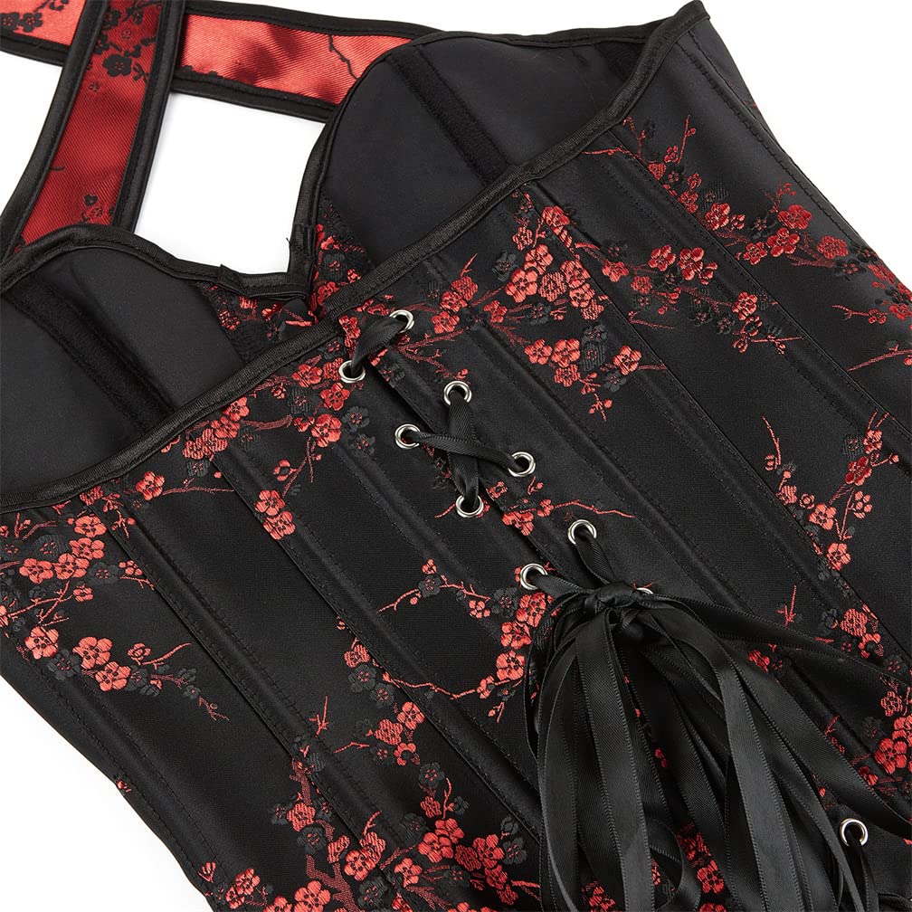 Corsetti Donna Eleganti Corpetti Gotici Top a Bustino