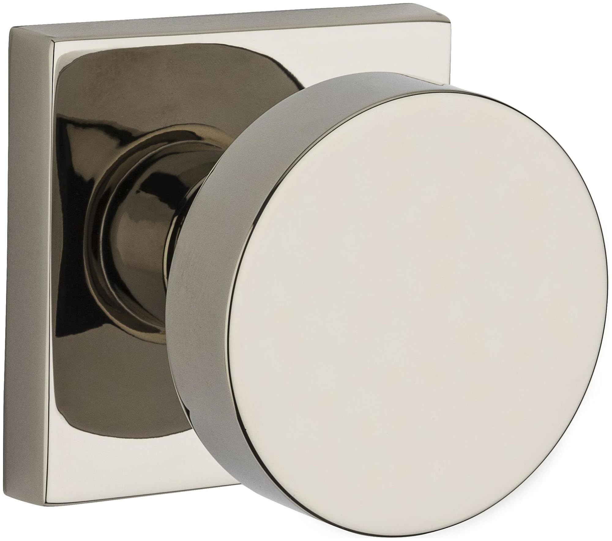 Boutons de porte de style moderne Baudouin FD. CON. CSR avec garniture carrée