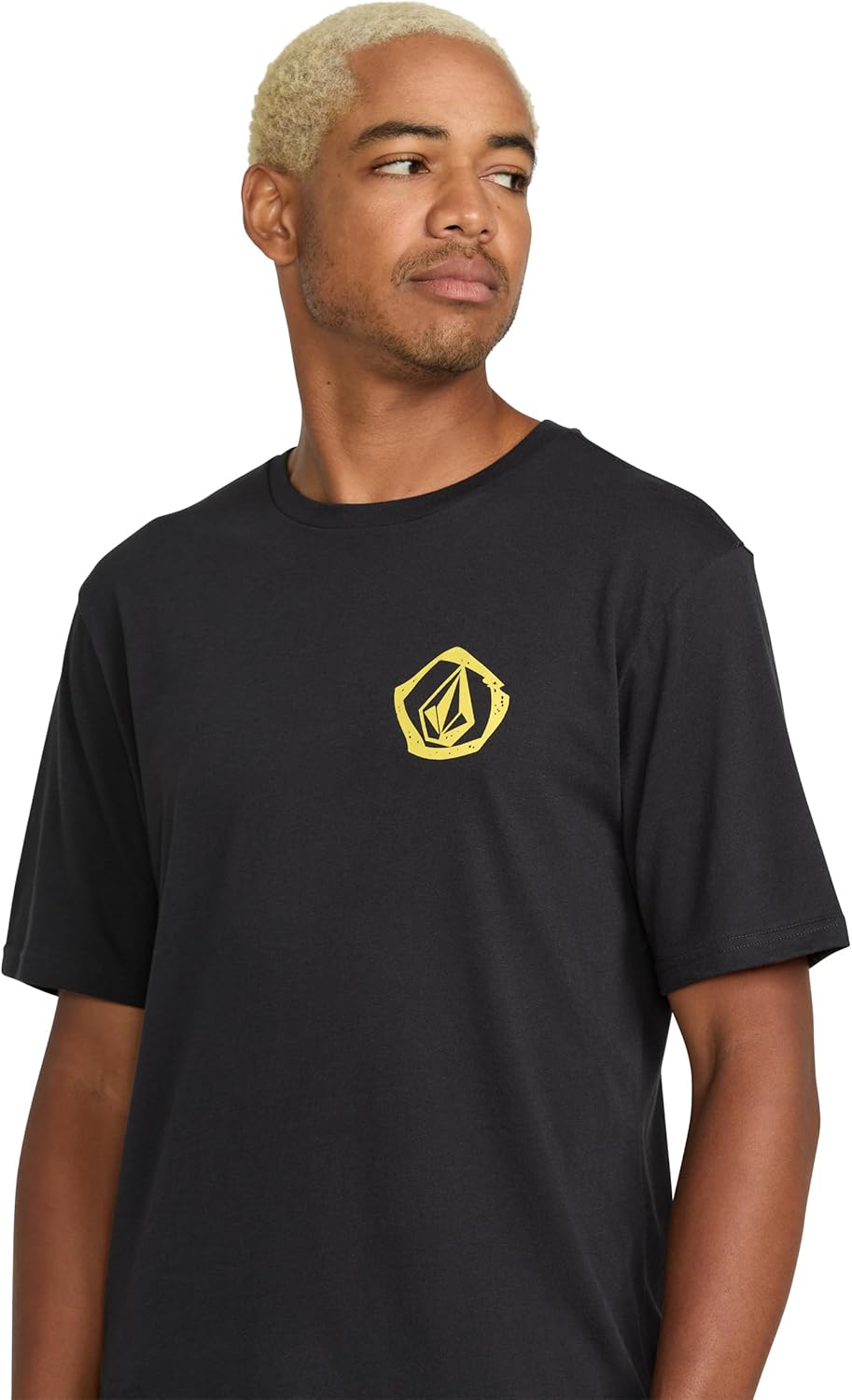 Volcom Men's Wavvy Heather Short Sleeve T-shirt - Soft Cotton Blend Crewneck Tee, Lightweight & Breathable Casual Fit - Image 3