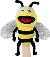 Vista 1 de Títeres de mano de animales de 11 pulgadas, tortuga marina de peluche, dinosaurios, juguetes de marionetas de mano, juguetes de juego de rol