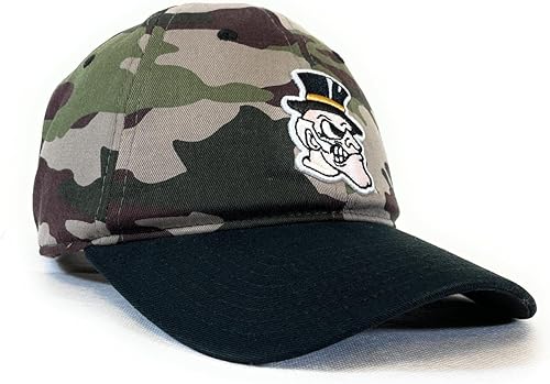 Miniatura 2 de Mens NCAA Camo Hat Unisex College Cap Collegiate Woodland Camo Two-Tone Hat for Men and Women