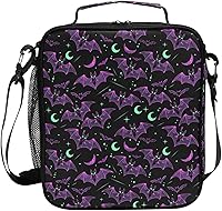 Vista 10 de MNSRUU Lunch Bags for Boys Girls, Wolf Reusable Insulated Lunch Box Thermal Meal Tote Kit, Cooler Bag Organizer with Adjustable Shoulder Strap