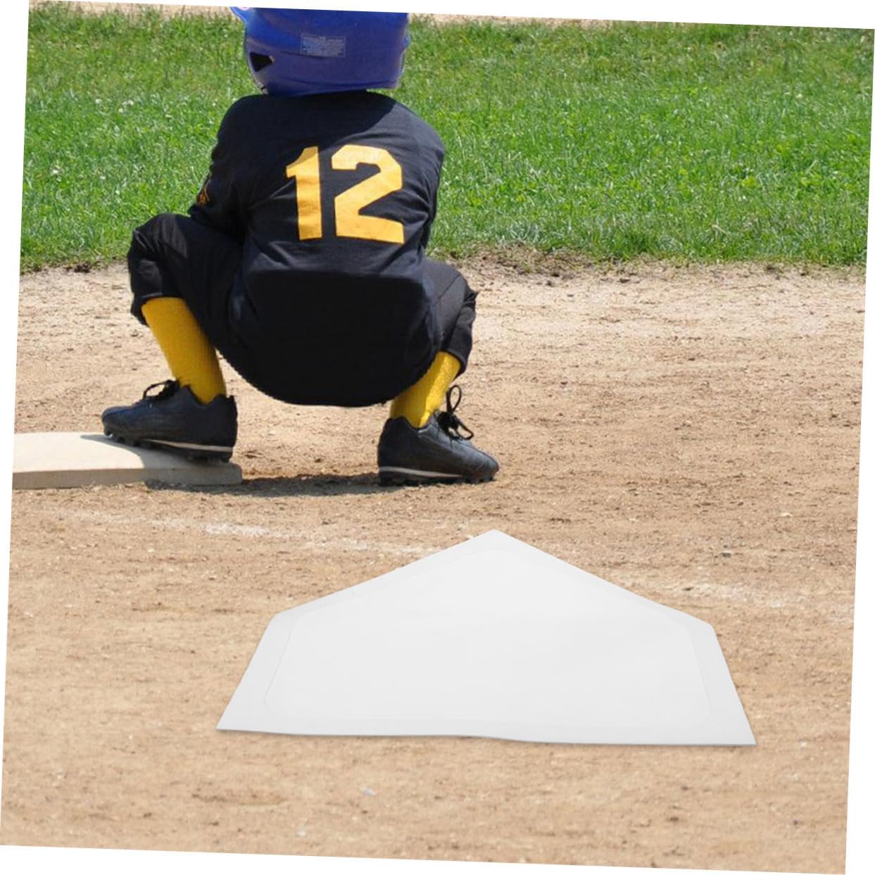 Totority 3pcs Baseball Training Plate Mat Versatile Baseball Equipment for Skill Improvement and Consistent Practice for Pitchers and Catchers