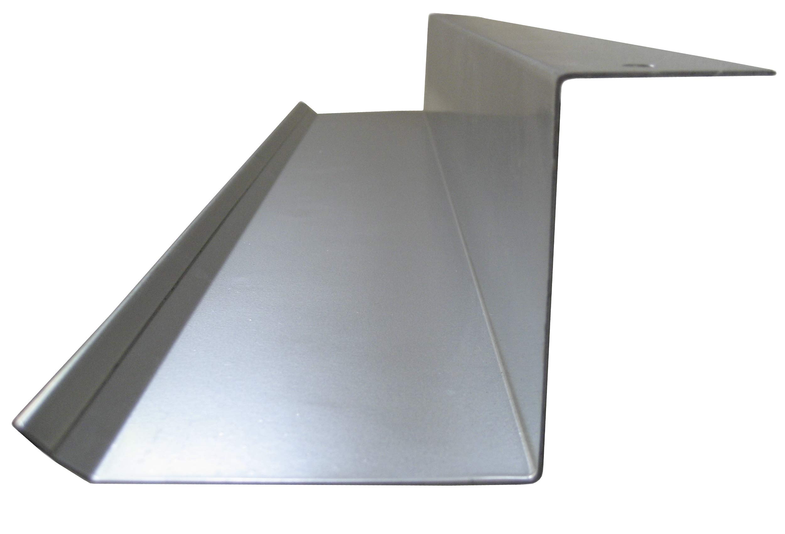 Kabelwanne - 800 mm lang aus Stahlblech (Metall) in Aluweiß, für JEDEN Schreibtisch zum Unterbau, Platz für Netzteile, Steckdosen, Adapter und lange Kabel, Kabelkanal und Kabel-Management