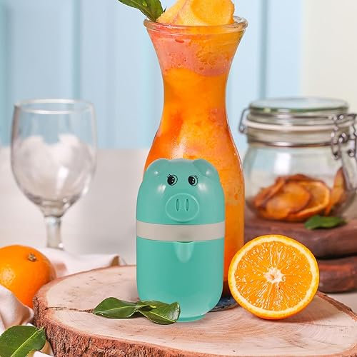 Miniatura 8 de Exprimidor manual portátil ligero de frutas y limones, exprimidor de mano de grado alimenticio para cítricos, prensa de jugo no eléctrica compacta