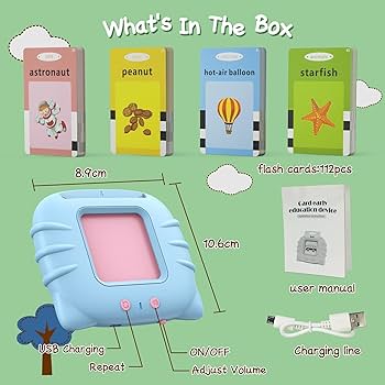 Buy Zspeed Flash Cards Learning Toys, Audible Educational Toys