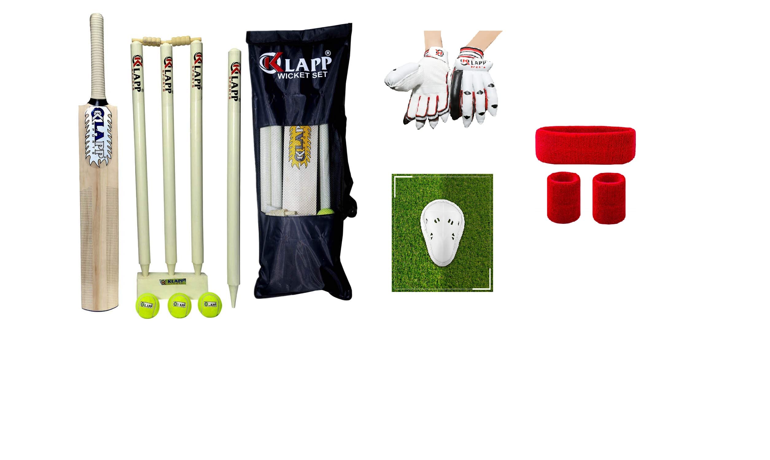 Klapp Rohit Sharma Speed Popular Willow Cricket Kit with Three Ball, Four Wicket for Boys and Youth (Bat Size-7)-image-15