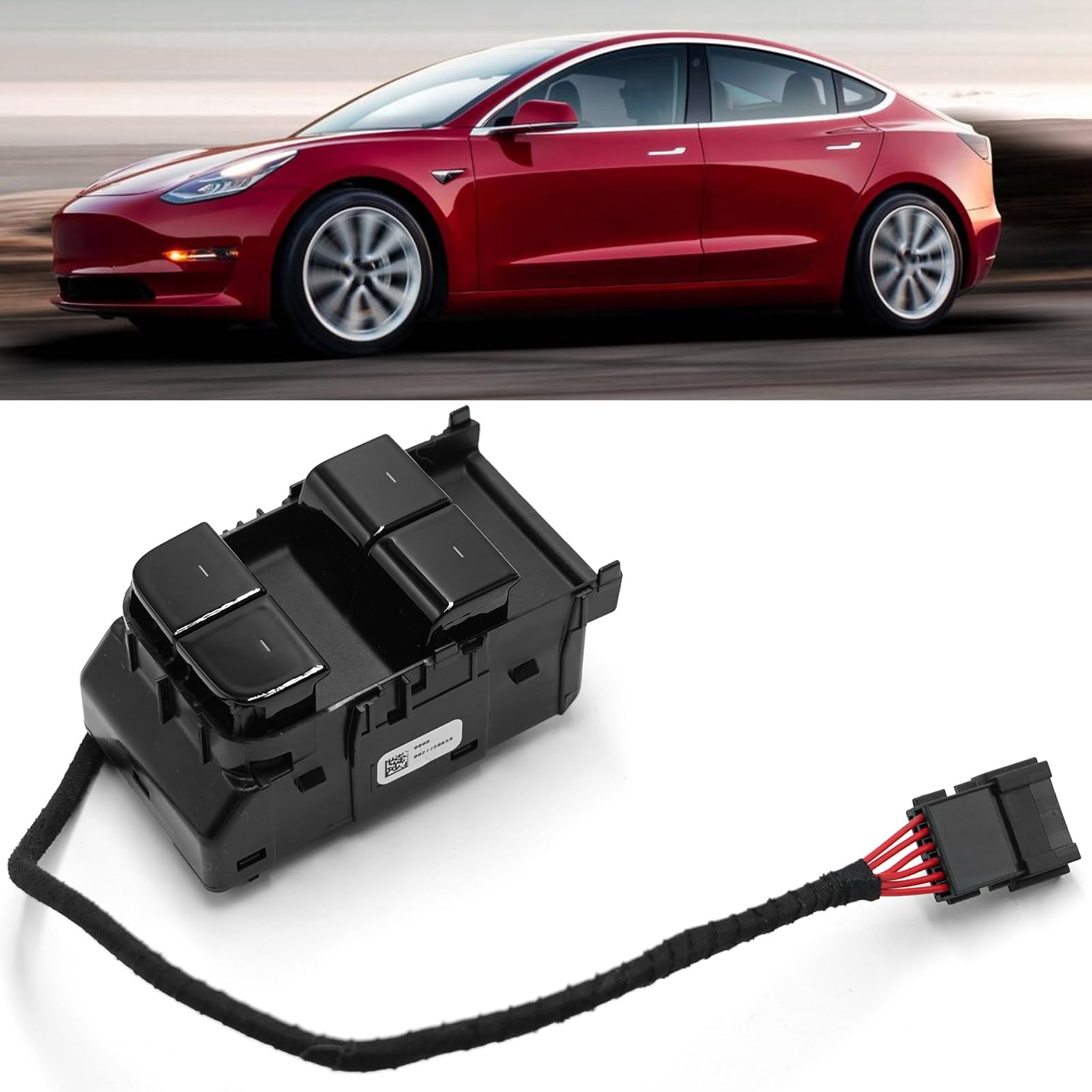 Jaronx Compatible with Tesla Model 3 Window Switch, Left Front Side Driver Side Power Master Window Switch for Tesla Model 3 2017 2018 2019 2020,