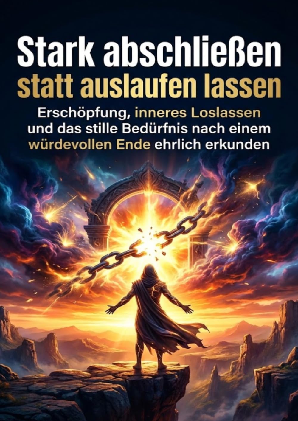 Stark abschließen statt auslaufen lassen: Erschöpfung, inneres Loslassen und das stille Bedürfnis nach einem würdevollen Ende ehrlich erkunden