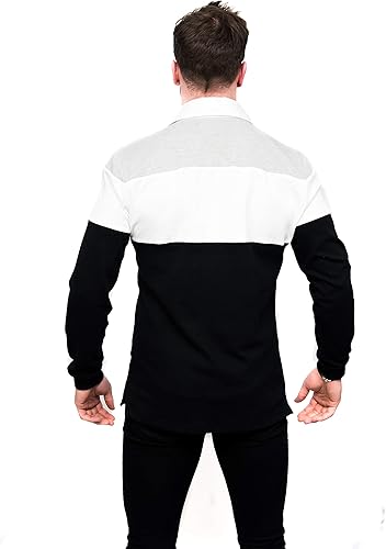 Miniatura 4 de Guinness Long Sleeve Irish Rugby Jersey for Men Mens Polo Style Rugby Shirt Jerseys