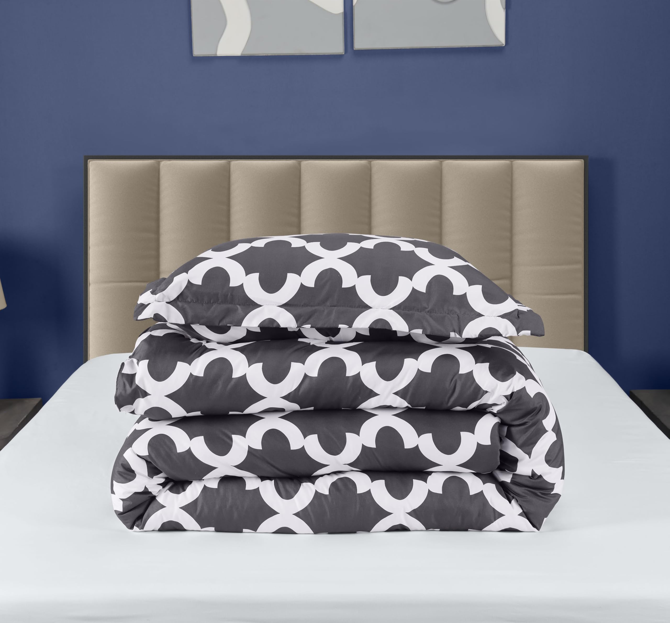 Set di biancheria da letto Louna - Microfibra stampata