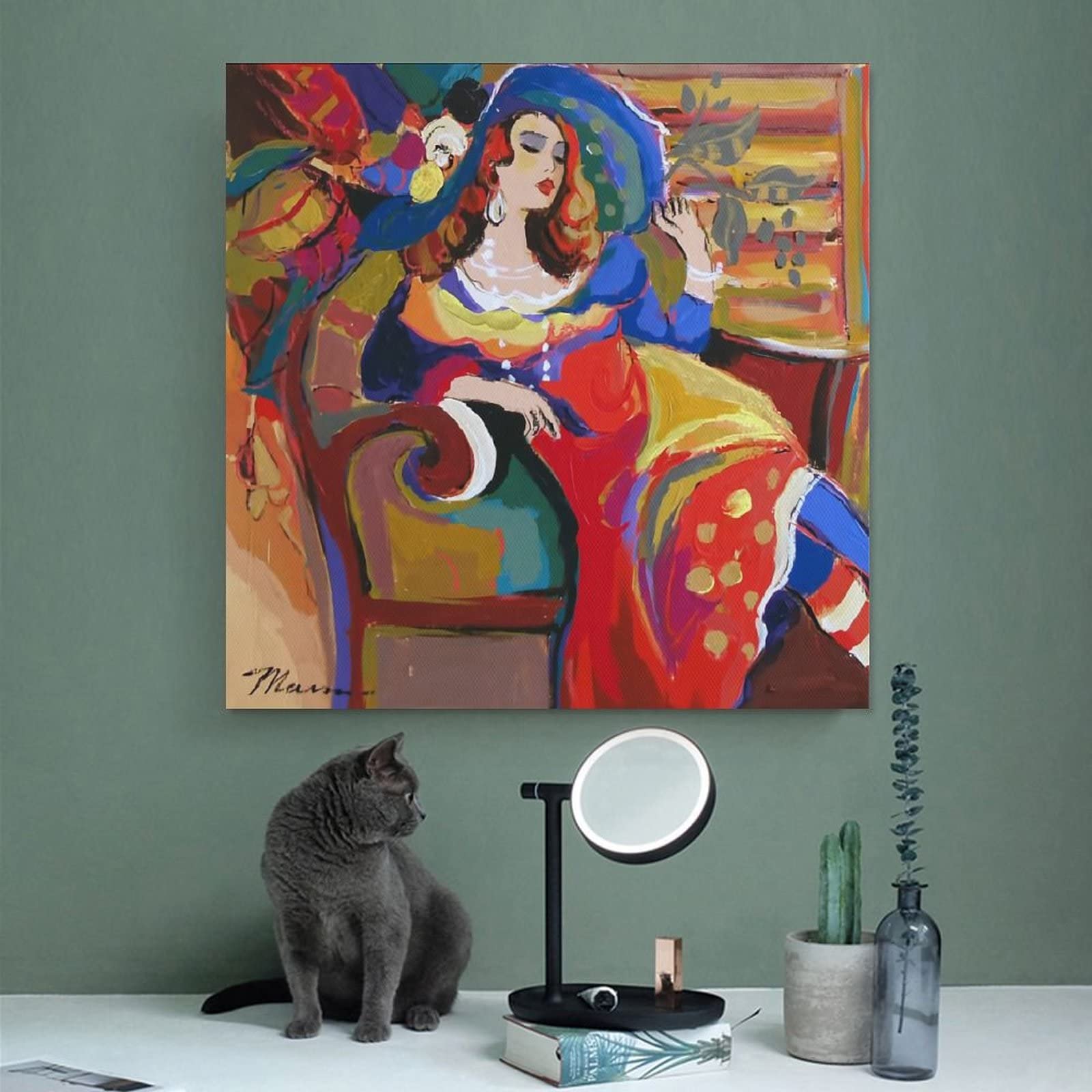 Isaac Maimon Visual Artists Art Oil Painting 19 Canvas Poster Wall