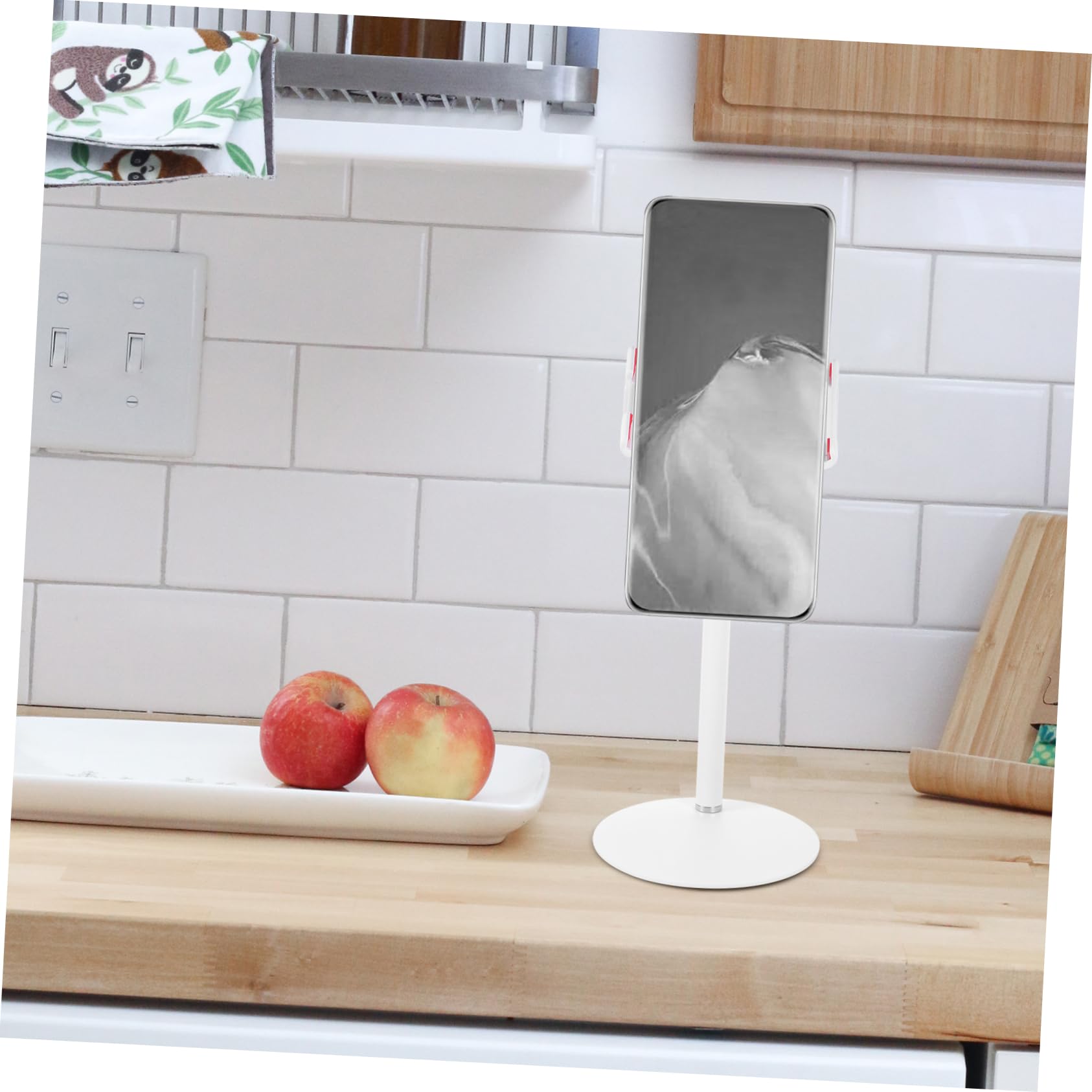 DOITOOL Supporto Tablet da Tavolo Bianco in Lega di Alluminio Abs