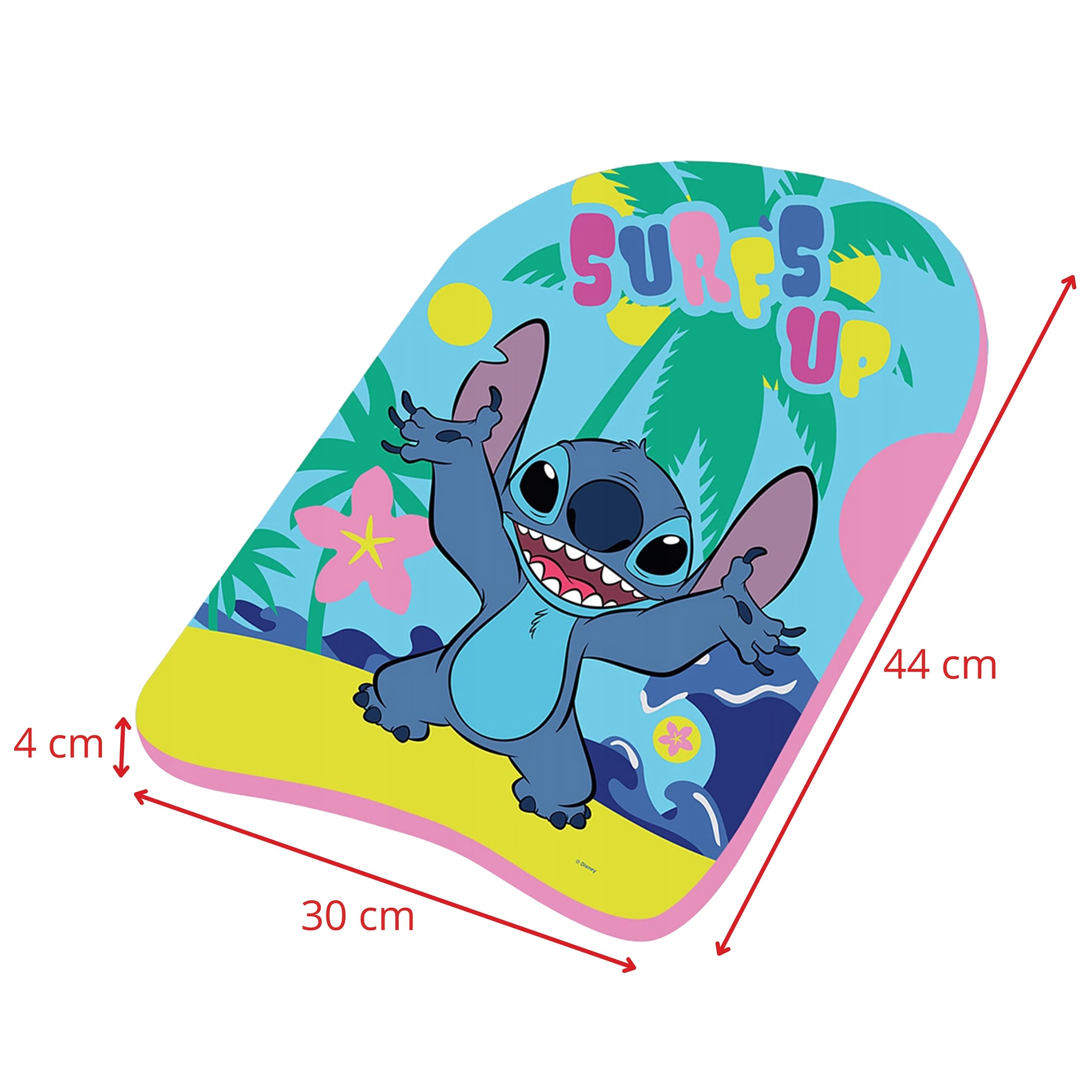 Disney Stitch Tabla de Natación 44x30x4 cm para Niños