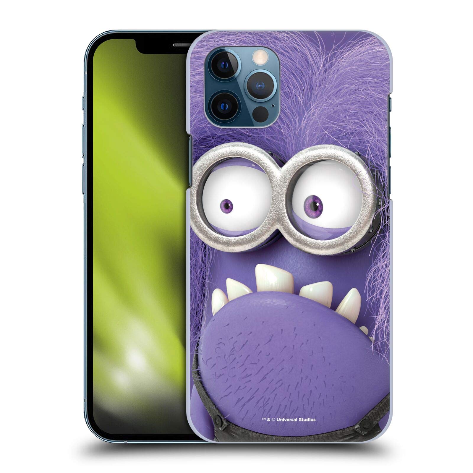 Head Case DesignsHead Case Designs Officially Licensed Despicable Me Evil 2 Full Face Minions Hard Back Case Compatible with Apple iPhone 12 / iPhone 12 Pro
