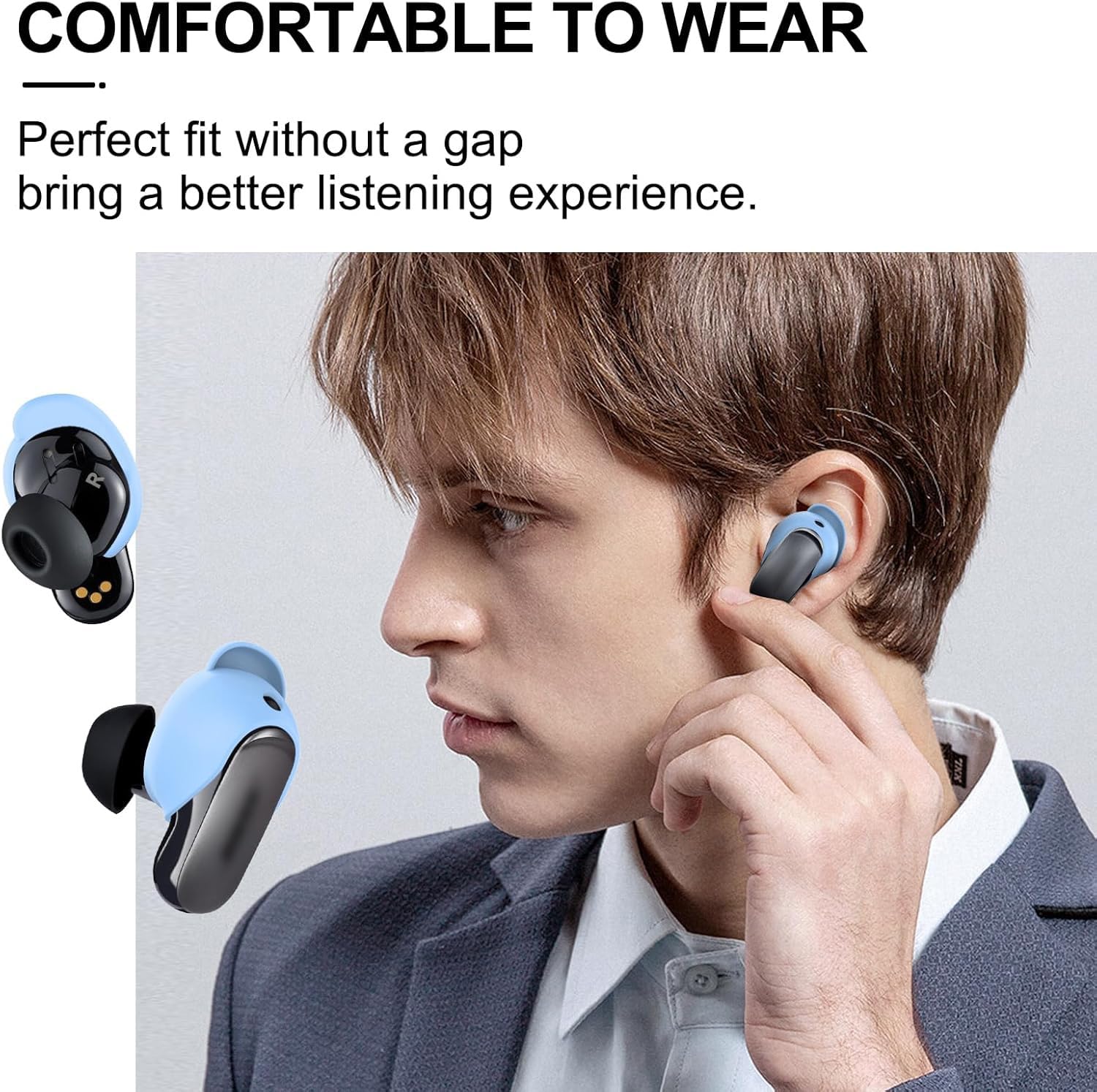 Amazon | イヤーチップカバー Bose QuietComfort Earbuds II (2022