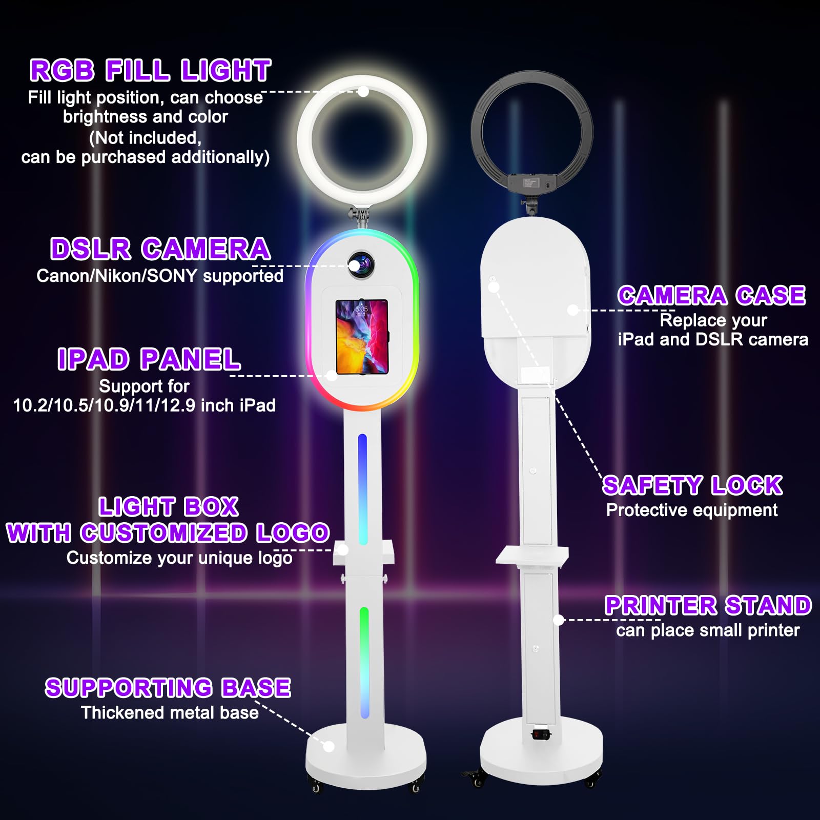 ROOMEDAL Photo Booth Machine for iPad 10.2