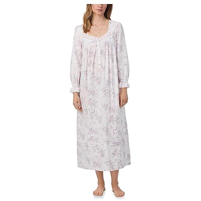 Eileen West Cotton Woven Long Sleeve Ballet Nightgown Women