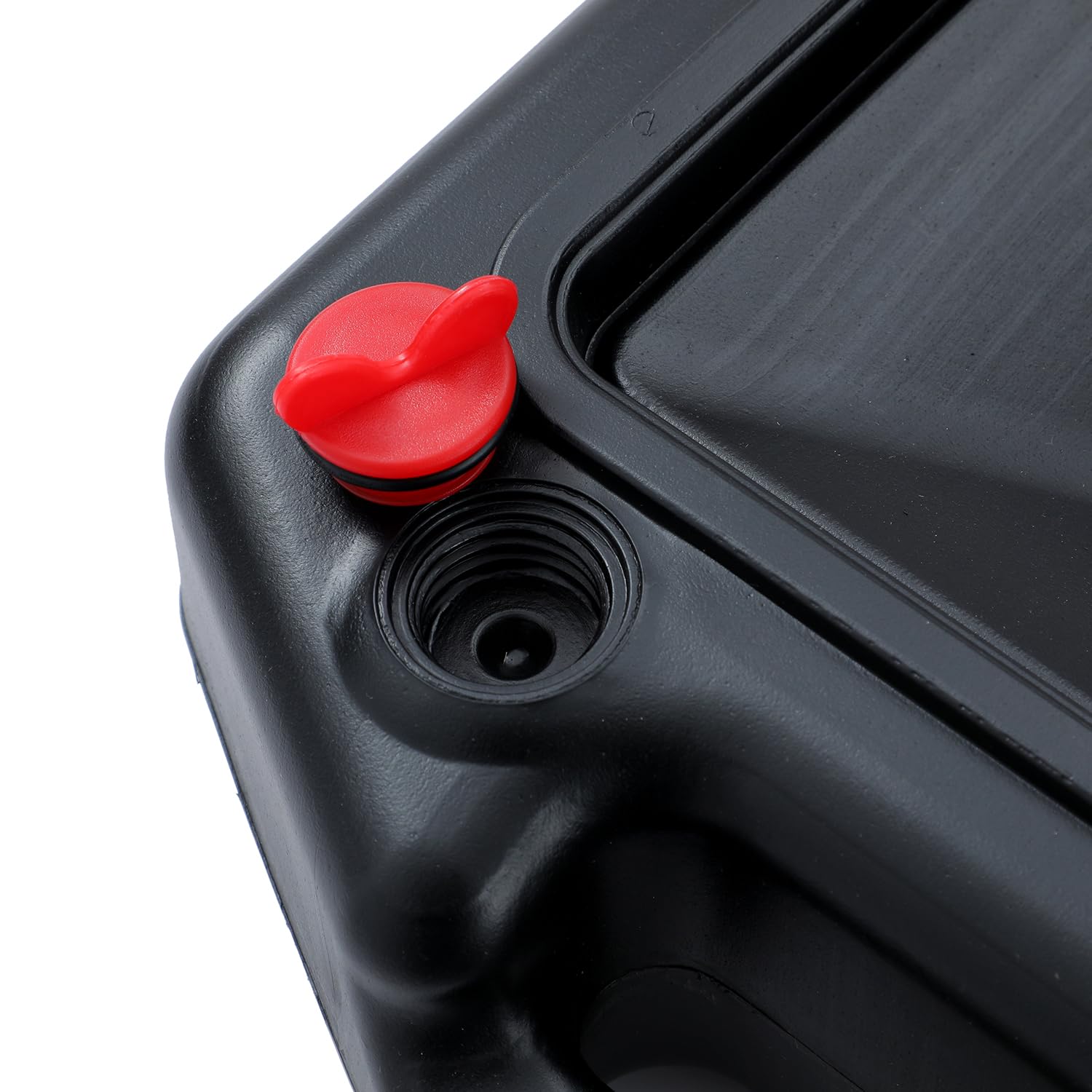 KATSU Conteneur de vidange et de recyclage d'huile/liquide 10 litres portable, noir 450260