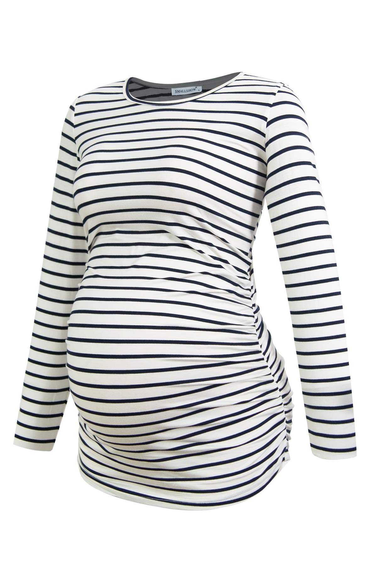 Smallshow Ropa Premama Mujer Manga Larga Camisetas Embarazadas de 3 Piezas
