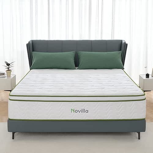 Novilla King Mattress 12 Inch Hybrid Mattress with Gel Memory