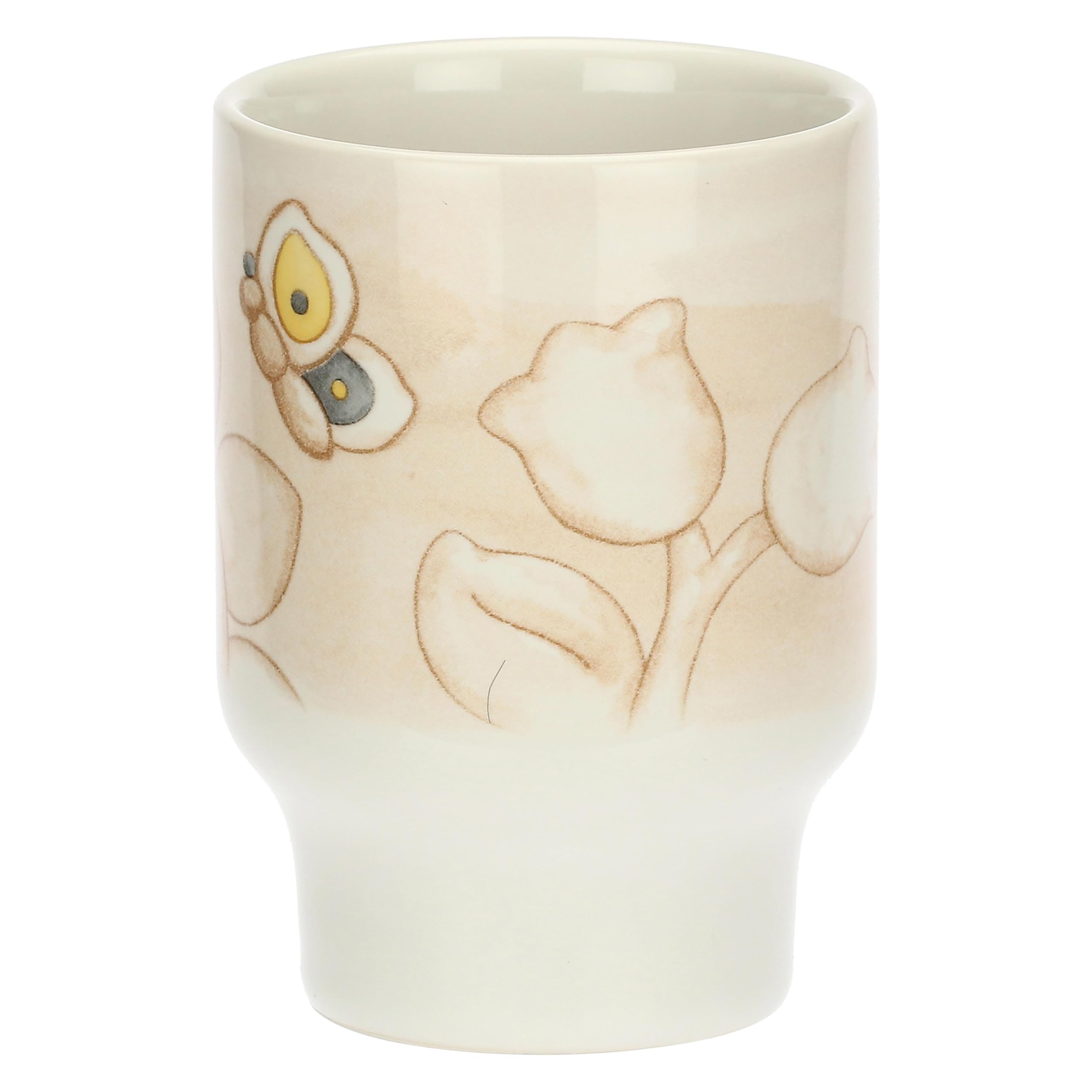 THUN, Portaspazzolino in Gres, Linea Elegance, Idea Regalo per la Casa, 8 x 8 x 11 cm