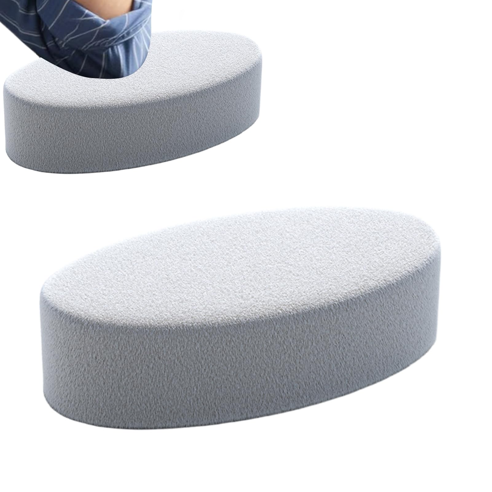 Elbow Rest Pad - Memory Foam Support Cushion | Desk Wrist Rest Armrest | Wrist Rester for Computer Keyboard Set | Desktop Support Cushion for Home School Studios Offices Laptop Working Typing Game