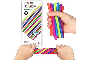 BunMo Sensory Toys Super Stretchy Strings - 6 Pack