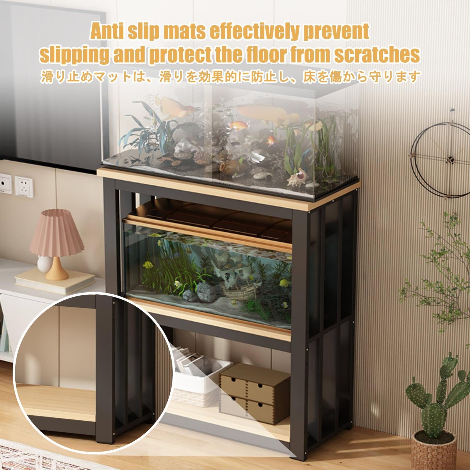 Mobile Acquario, Base per Acquari, Elevata Capacità di Carico