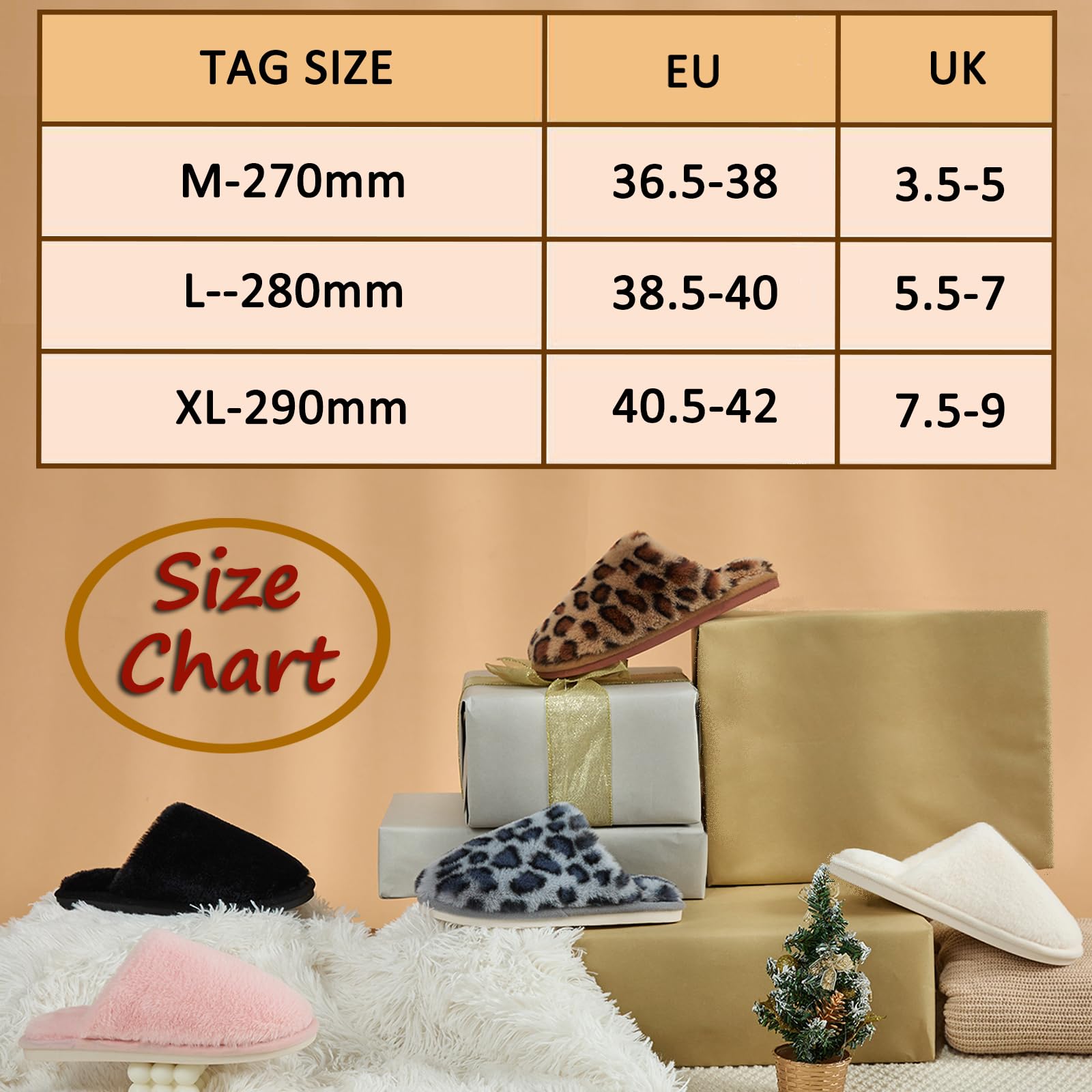 Coswind Pantofole Donna Uomo Invernali Ciabatte Pelose Peluche Calde with Memory Foam Imbottite Casa Antiscivolo Mocassino Scarpe Morbide Comode Unisex Eleganti