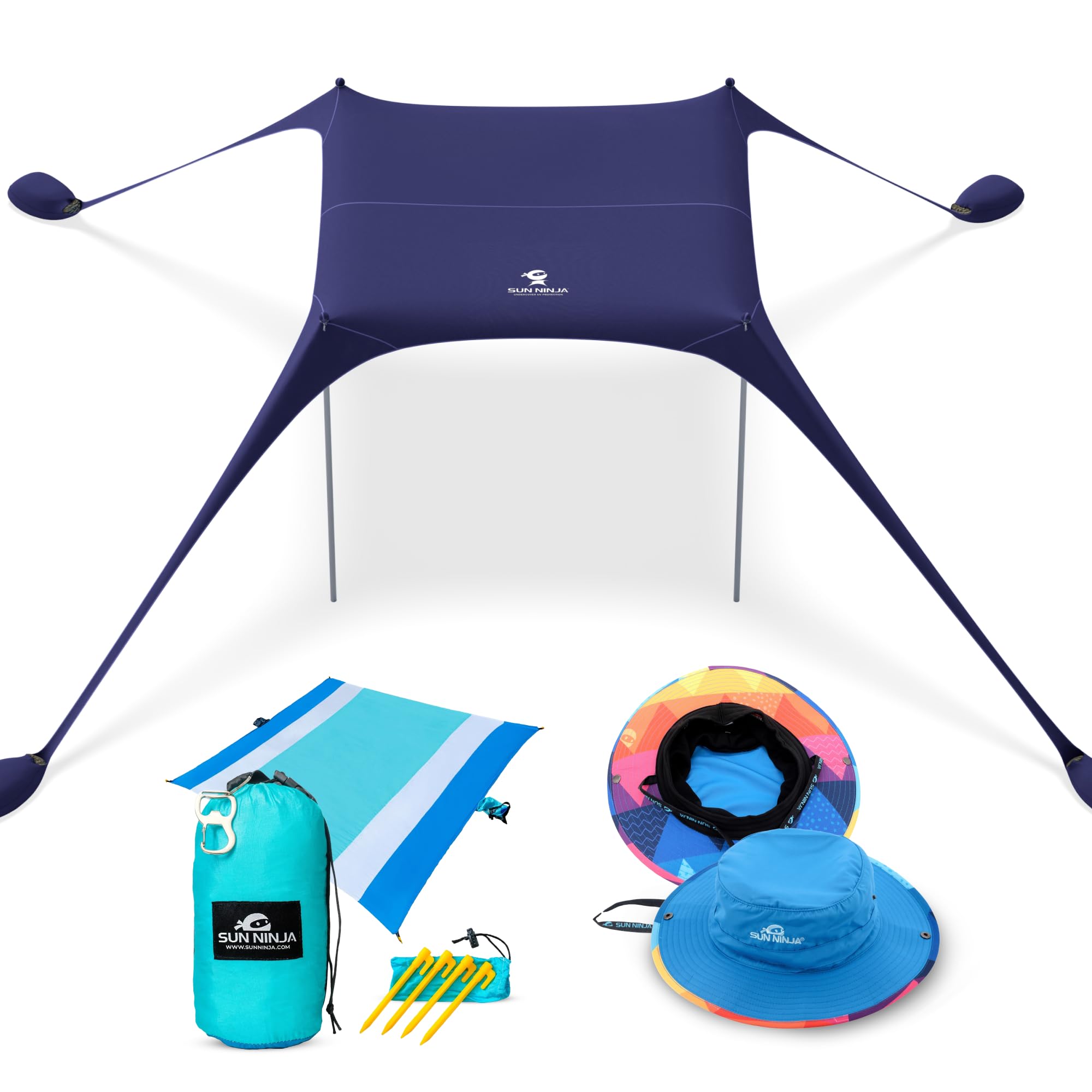 アウトドア寝具 sun Amazon.com: SUN NINJA Baby Pop-up Beach Tent, UPF50+ Beach